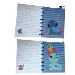 Caderno com Discos e Divisórias STITCH DISNEY Zona Criativa - loja online