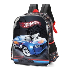 Kit Mochila Infantil Costas e Estojo HOT WHEELS Luxcel Preto na internet