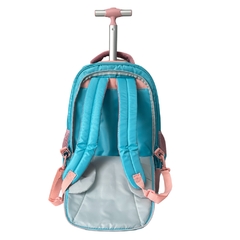 Kit Mochila de Rodinhas em Nylon OFICIAL LULUCA LU2445 verde - loja online