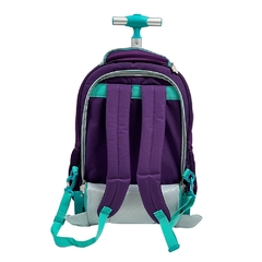 Kit Mochila de Rodinhas Oficial Rebecca Bonbon RB2441 Roxo - Arrivata