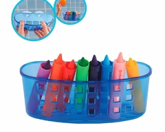 KIT LAPIS DE CERA PARA BANHO COM ESPONJA E SUPORTE ZOOP TOYS - comprar online