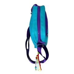 Bolsa Transversal Nylon Oficial Luluca - Semax LU2737 Azul na internet