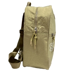 Bolsa Mochila de Costas em Nylon SNOOPY Collors SP2846 Taupe na internet