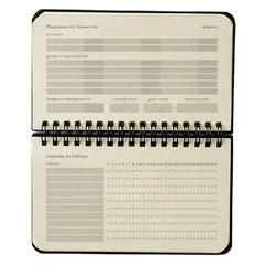 Agenda Planner Wire-o 2025 Pólen Semanal Office AROMAS AZUL