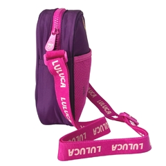 Imagem do Kit Mochila de Rodinhas em Nylon OFICIAL LULUCA LU2460 Roxo