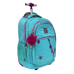 Kit Mochila de Rodinhas Oficial Rebecca Bonbon RB2441 Verde - comprar online