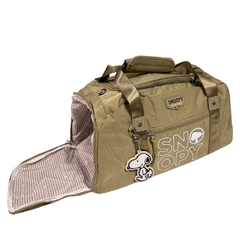 Bolsa Meia Viagem e Academia Oficial SNOOPY Taupe SP2863 - comprar online