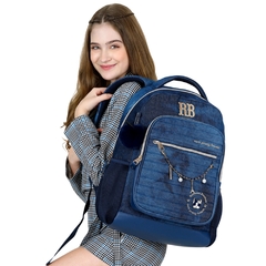 Mochila de Costas em Jeans OFICIAL REBECCA BONBON RB24063 na internet