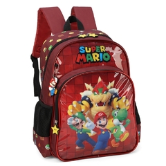 Mochila de Costas SUPER MARIO - Luxcel Vinho Escolar Passeio