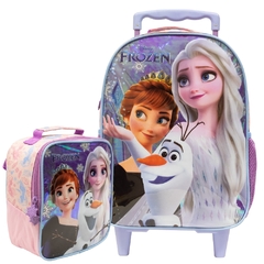 Kit Mochila Rodinhas e Lancheira FROZEN R Xeryus 10610