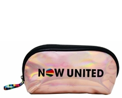 KIT MOCHILA HOLOGRÁFICA NU3252 E ESTOJO NEC ROSE NOW UNITED - loja online