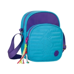 Bolsa Transversal Nylon Oficial Luluca - Semax LU2736 Azul