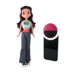 Boneca LULUCA Fashion Com Acessório Para Celular - Estrela - comprar online