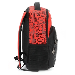 Mochila Juvenil de Costas Oficial HOT WHEELS Vermelho Luxcel - loja online