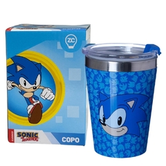 Copo Viagem Snap em Inox 300ML SONIC SPEED - Zona Criativa