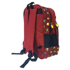 Mochila de Costas SUPER MARIO - Luxcel Vinho Escolar Passeio na internet