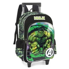 Mochila Rodinhas MARVEL AVENGERS HULK Luxcel IC38106 + Luva - comprar online