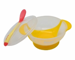 KIT ALIMENTAÇÃO BABY - BOWL COM TAMPA E COLHER TERMOSENSÍVEL - comprar online