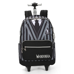 Mochila Rodinhas WANDINHA ADDAMS Luxcel MC47264 Preto na internet