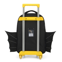 Kit Mochila Rodinhas Lancheira e Estojo BATMAN com Asas 3D - Arrivata