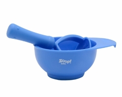 KIT BOWL E AMASSADOR DE PAPINHAS AZUL ZOOP BABY - ZOOP TOYS - comprar online