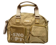 BOLSA SNOOPY BAÚ CASUAL ESPORTIVA COLORS TAUPE - SP2240TP - loja online