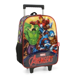 Kit Mochila Rodinhas MARVEL AVENGERS VINGADORES Luxcel Preto - comprar online