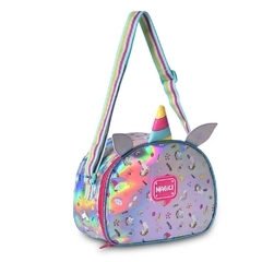 Mochila de Costas Holográfica HAPPY UNICÓRNIO CLIO HL23118J - loja online