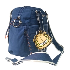 Bolsa Baú Tiracolo Nylon Oficial GARFIELD GF2887AZ Azul na internet