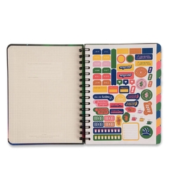 Planner Permanente Semanal Wire-o A5 Pastel Block Cícero - comprar online