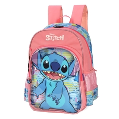 Mochila de Costas Oficial STITCH DISNEY - Luxcel Salmão - comprar online