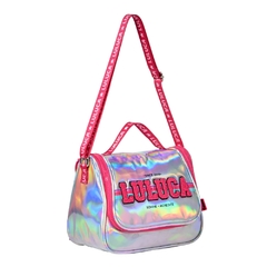 Kit Mochila de Rodinhas Holográfica OFICIAL LULUCA LU24015KT - comprar online