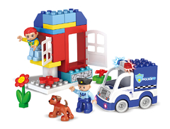 BLOCOS DE MONTAR ZOOP TOYS - SE MOVE LUZES E SONS - POLÍCIA