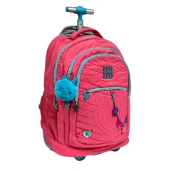 Kit Mochila de Rodinhas Oficial Rebecca Bonbon RB2441 Rosa - comprar online