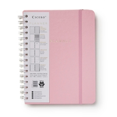 Planner Permanente Semanal Wire-o A5 Pastel Rosa Cícero