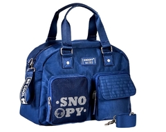 BOLSA SNOOPY BAÚ CASUAL ESPORTIVA COLORS AZUL - SP2240AZ