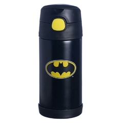 GARRAFA TÉRMICA INOX CLICK COM CANUDO 400ML BATMAN ZC