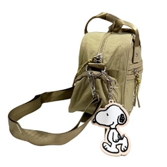 Bolsa Mini Baú Oficial SNOOPY Colors em Nylon SP2849TA Taupe - Arrivata