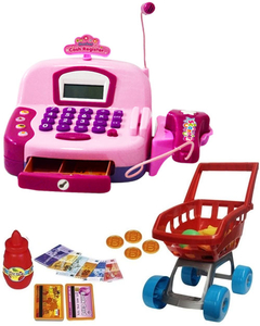 SUPER CAIXA REGISTRADORA COM CARRINHO E ACESSÓRIOS ZOOP TOYS