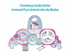 GARRAFINHA DE ALUMINIO COM CANUDO ANIMAL FUN UNICÓRNIO BUBA - loja online