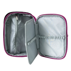 Kit Mochila de Rodinhas em Nylon OFICIAL LULUCA LU2460 Roxo - Arrivata