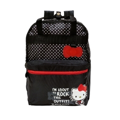 Kit Mochila Costas e Estojo Box Oficial Hello Kitty Preto - comprar online