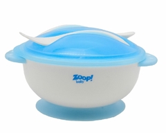 KIT ALIMENTAÇÃO BABY - BOWL COM TAMPA E TALHERES ZOOP TOYS - comprar online