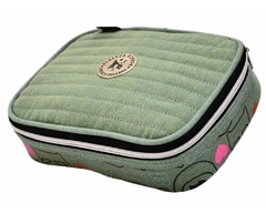 KIT MOCHILA JEANS REBECCA BONBON RB3164 VERDE E ESTOJO BOX - Arrivata