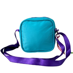 Bolsa Transversal Nylon Oficial Luluca - Semax LU2735 Azul - Arrivata