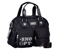 BOLSA SNOOPY BAÚ CASUAL ESPORTIVA COLORS PRETO - SP2240PT