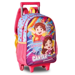 Kit Mochila de Rodinhas Oficial MARIA CLARA E JP rosa JP2433 - comprar online