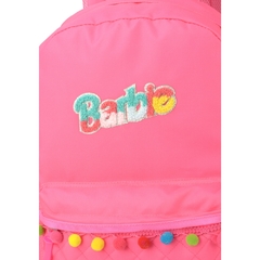 Mochila de Costas Oficial BARBIE Pink com Pompons - Arrivata