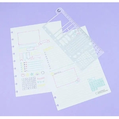Régua Stencil - Caderno Inteligente - loja online