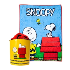 Kit Manta + Balde Pipoca SNOOPY - Zona Criativa